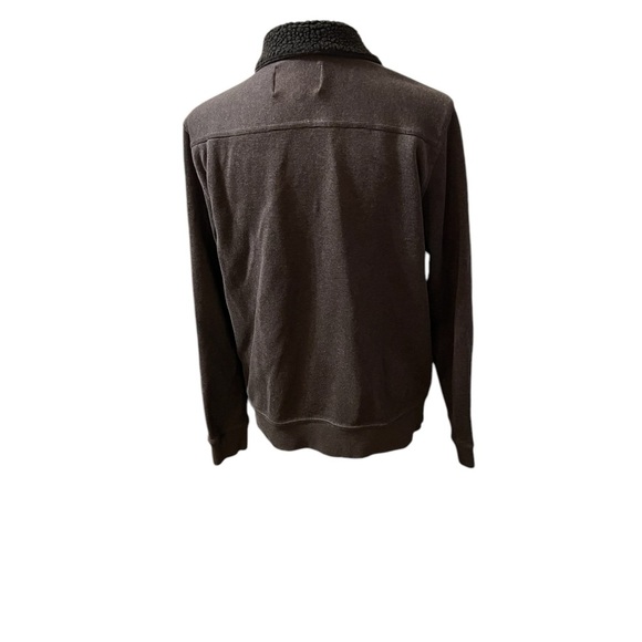 🔥Banana Republic Mens L Front Zip & Buton Coat Jacket Casual Pockets - Picture 4 of 5